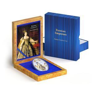 Niue 2014 $5 Russian Emperors - Anna Ioanovna- 2 Oz silver coin