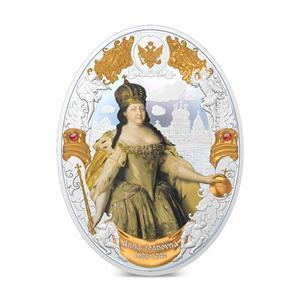 Niue 2014 $5 Russian Emperors - Anna Ioanovna- 2 Oz silver coin