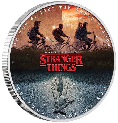 Tuvalu 2026 1$ UPSIDE DOWN Stranger Things 1 Oz silver coin