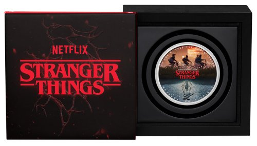 Tuvalu 2026 1$ UPSIDE DOWN Stranger Things 1 Oz silver coin