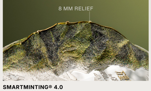 Cook Islands 2025 20$ GREAT WALL OF CHINA 3 Oz  silver coin