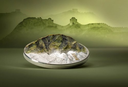 Cook Islands 2025 20$ GREAT WALL OF CHINA 3 Oz  silver coin