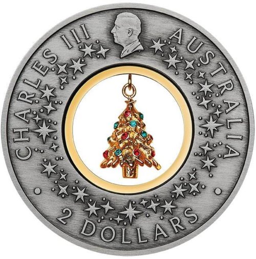 Australia 2025 2$ SANTA WORKSHOP 2 Oz silver coin