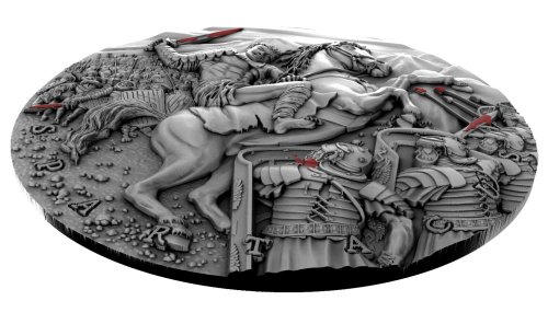 Niue 2017 5 Dollars SPARTACUS Slave Revolt Great Commanders 2 Oz silver coin