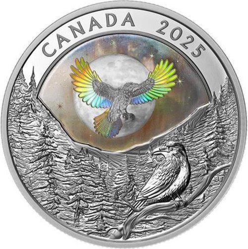 Canada 2025 20$ RAVEN Moon Sky 1 Oz silver coin