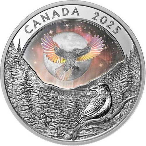 Canada 2025 20$ RAVEN Moon Sky 1 Oz silver coin