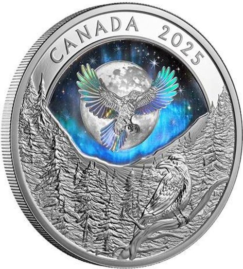 Canada 2025 20$ RAVEN Moon Sky 1 Oz silver coin