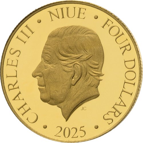 Niue 2025 1-4$ Ultimate Investment – Kangaroo set 3x0,5g silver,gold,platinum coins