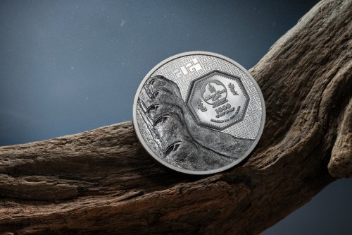 Mongolia 2025 1000 Togrog BISON Wild Mongolia 2 Oz Black Proof silver coin