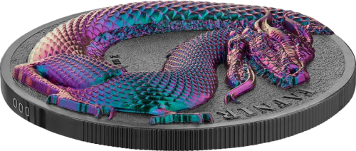Germania 2020 10 Mark FAFNIR GEMINUS Dragon Chameleon 2 Oz  silver coin