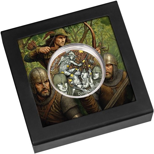 Cameroon 2024 2000 Francs ROBIN OF THE HOOD Sherwood 2 Oz Silver coin