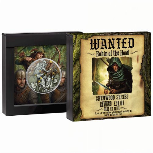 Cameroon 2024 2000 Francs ROBIN OF THE HOOD Sherwood 2 Oz Silver coin