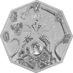 Germania 2025 5Mark Witchcraft Herbalist 1 oz silver coin