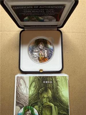 Niue 2025 2$ ESCA Dark Beauties 50gr silber Münze