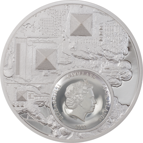 Cook Islands 2022 5$ LEGACY OF THE PHARAOHS 1 Oz silver coin