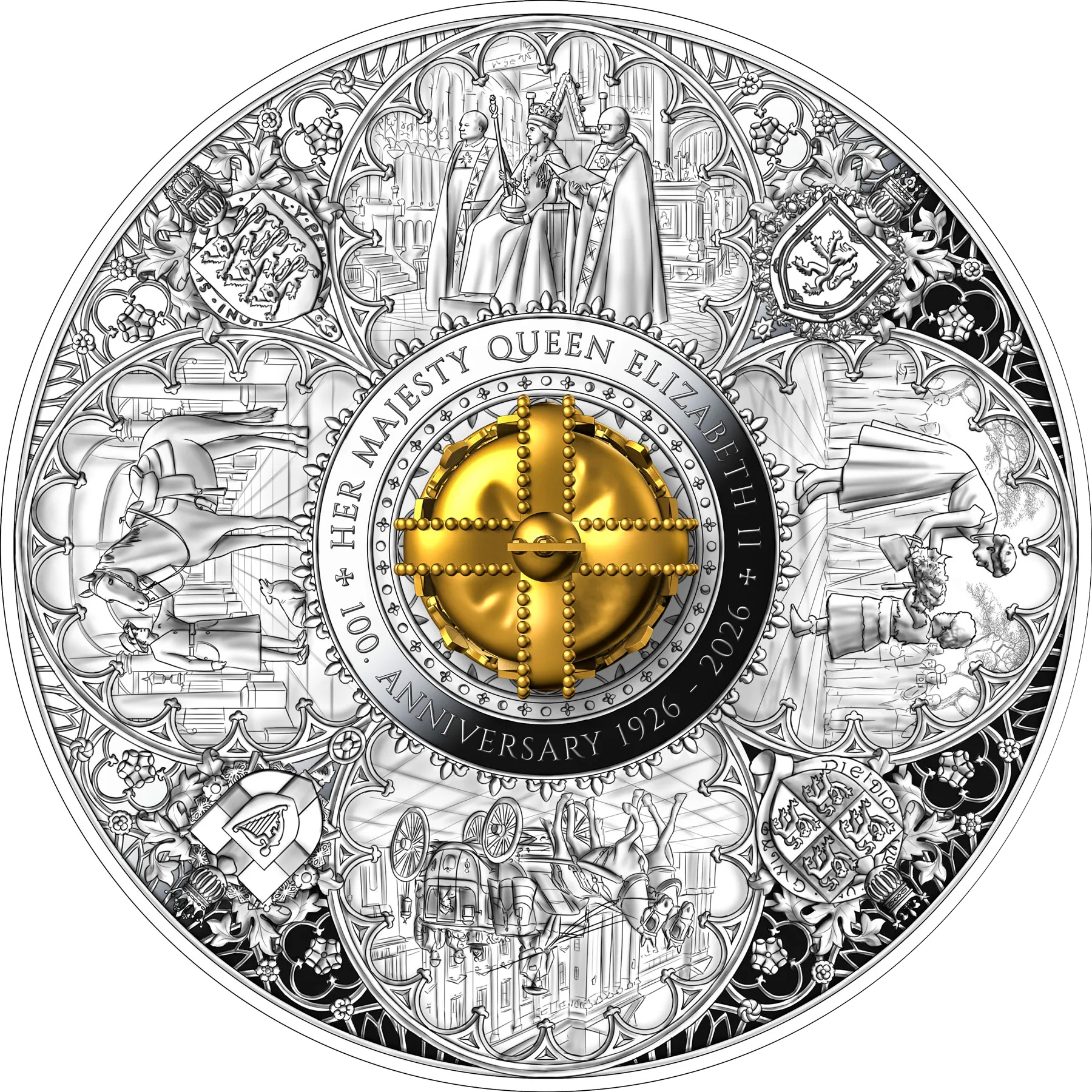 Pitcairn 2026 ROYAL LIFETIME OF SERVICE Elizabeth II 10 Oz Silver coin