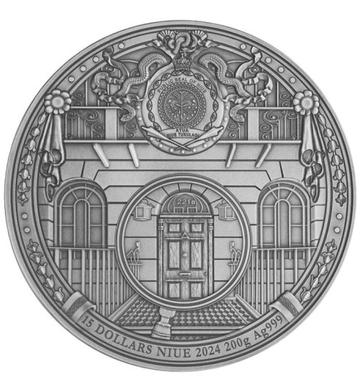 Niue 2024 15$ STUDY IN SCARLET Sherlock Holmes 200g silver coin