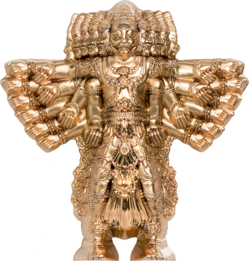 Cook Islands 2021 20$ RAVANA Kings of Demons Shaped 3 Oz Silber Münze