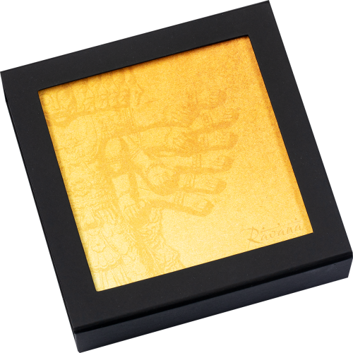 Cook Islands 2021 20$ RAVANA Kings of Demons Shaped 3 Oz Silver coin