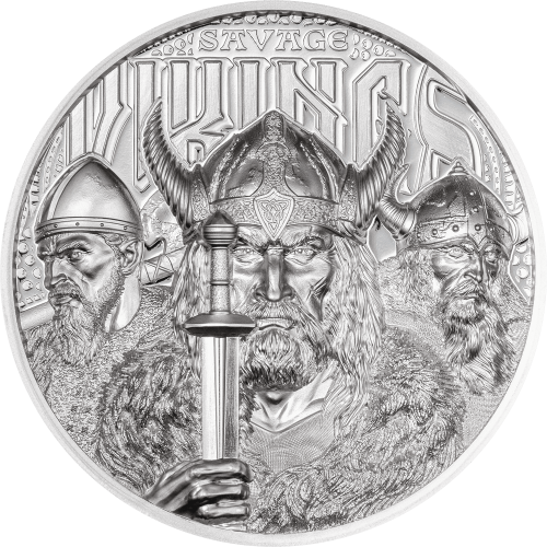 Cook Islands 2026 5$ Savage Vikings Legends 1 Oz Silber Münze
