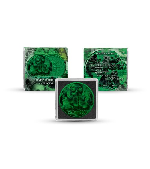 2026 CHERNOBYL 40th Anniversary 1 Oz silver Medal