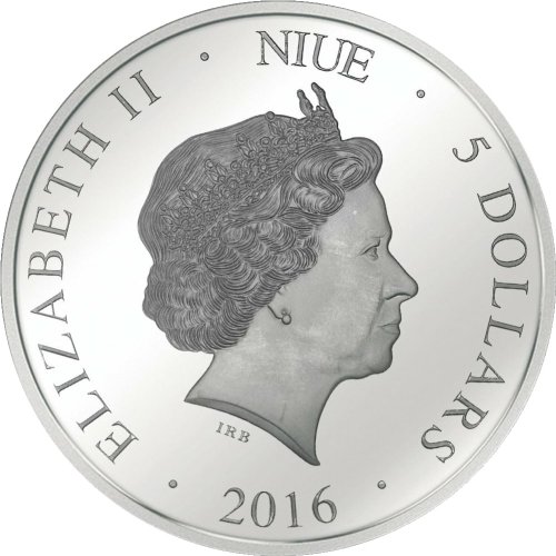Niue 2016 5$ COLOSSUS OF NERO Holo Vision Colosseum Hologram 3 Oz silver coin