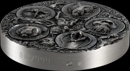 Ivory Coast 2026 5000 Francs Big Five Asia – Completer 5 Oz silver coin
