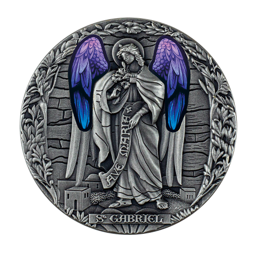Cameroon 2020 2000 Francs ARCHANGEL GABRIEL 2 Oz silver coin