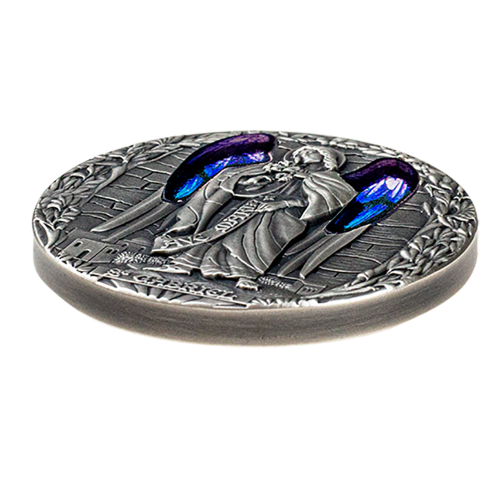 Cameroon 2020 2000 Francs ARCHANGEL GABRIEL 2 Oz silver coin