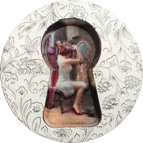 Cook Islands 2018 10$ LITTLE SECRETS Door Hole 2 Oz silver coin