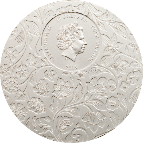 Cook Islands 2018 10$ LITTLE SECRETS Door Hole 2 Oz silver coin