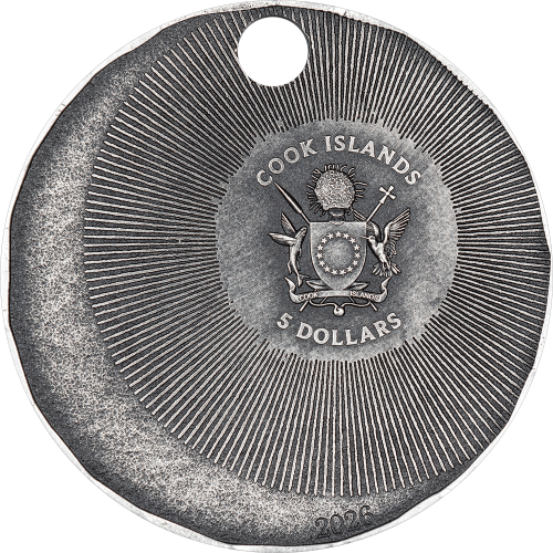 Cook Islands 2026 5$ LUMINARA Talisman 1 Oz Silver coin
