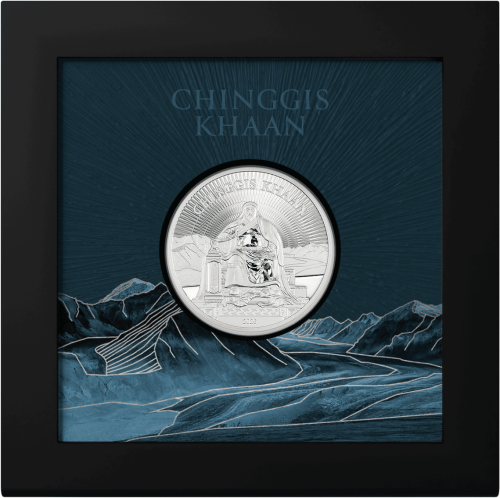 Mongolia 2026 500 Togrog CHINGGIS KHAAN 1 Oz silver coin