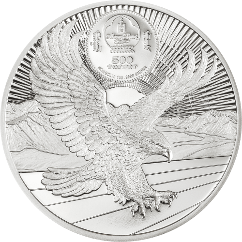 Mongolia 2026 500 Togrog CHINGGIS KHAAN 1 Oz silver coin