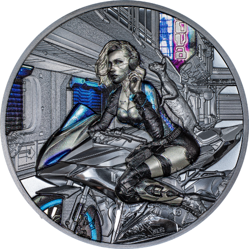 Cook Islands 2023 20$ CYBER QUEEN The Beginning 3 Oz silver coin