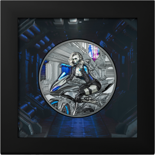Cook Islands 2023 20$ CYBER QUEEN The Beginning 3 Oz silver coin