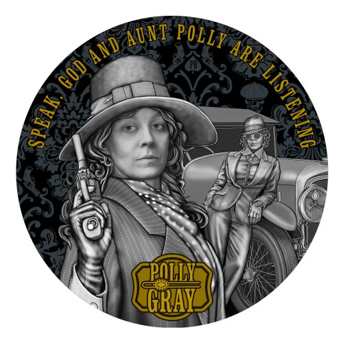 Niue 2025 5$ POLLY GRAY Peaky Blinders 2 Oz silver coin