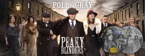Niue 2025 5$ POLLY GRAY Peaky Blinders 2 Oz silver coin