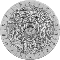 Germania 2026 5Mark LOSS Bödvar Saga 1 Oz silver coin