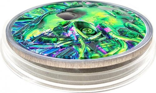 Palau 2021 20$ ALIEN Cyborg Revolution 3 Oz Silver Coin