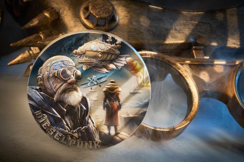 Niue 2026 15$ DIESELPUNK Punk Universe 200g silver coin