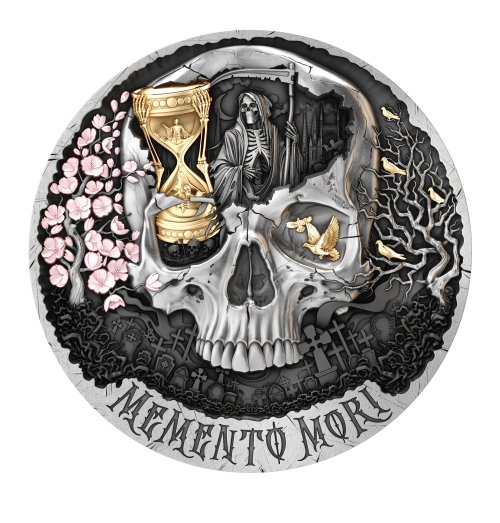 Cameroon 2026 2000 Francs MEMENTO MORI 2 Oz silber Münze