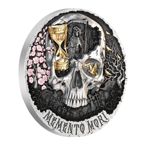 Cameroon 2026 2000 Francs MEMENTO MORI 2 Oz silver coin