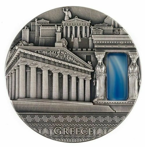Niue 2018 2$ Imperial Art Series -Greece 2 Oz silber Münze