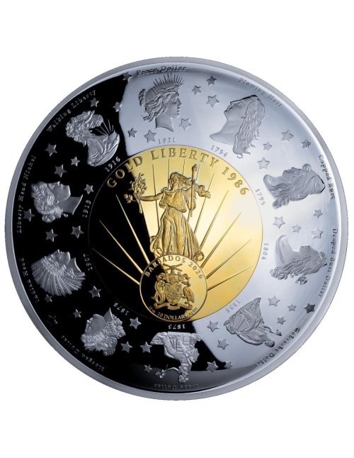 Barbados 2026 10$ MASTERSIZE PLATEAU EAGLE 10 Oz silver coin
