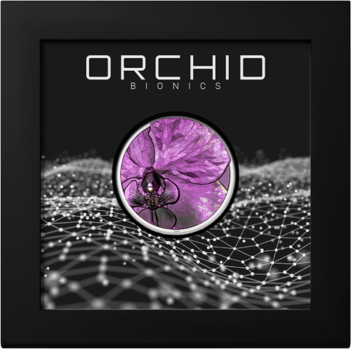 Cook Islands 2026 5$ ORCHID Bionics 1 Oz silver coin