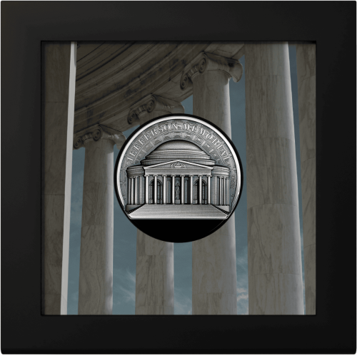 Cook Islands 2026 10$ JEFFERSON MEMORIAL Historical Monuments 2 Oz silver coin