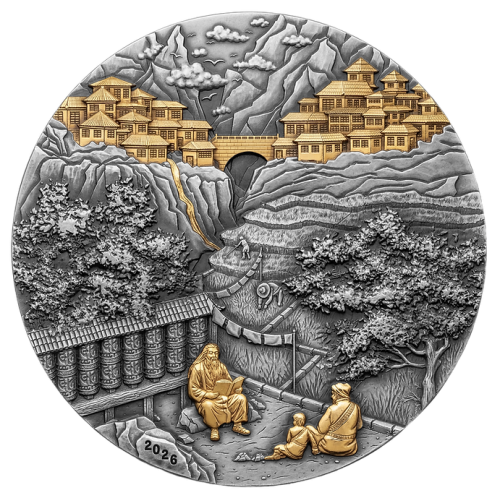 Samoa 2026 10$ SHANGRI-LA 5 Oz silver coin