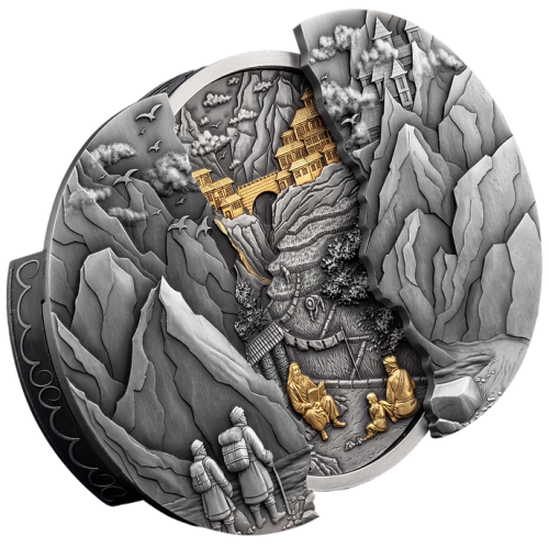 Samoa 2026 10$ SHANGRI-LA 5 Oz silver coin