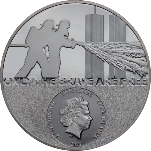 Cook Islands 2021 20$ Firefighter – Real Heroes 3 Oz silver coin